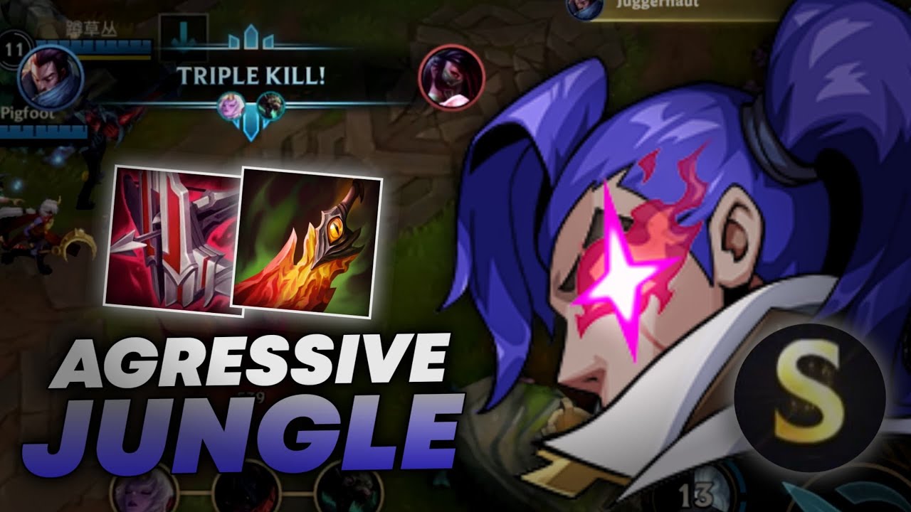 WILD RIFT YASUO AGRESSIVE JUNGLE GAMEPLAY | BEST BUILD JUNGLE ?!