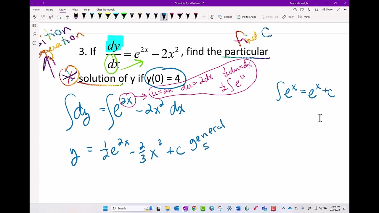 7.1 Differential Equations