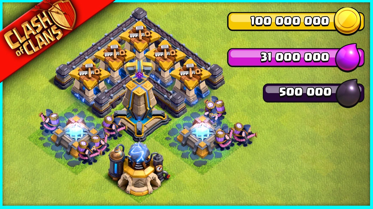 Update Day!!!!! Buying our NEW FAVORITE stuff in Clash of Clans