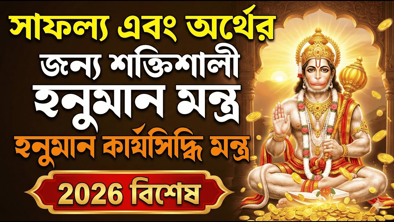 Powerful Hanuman Mantra for Success and Money | হনুমান কার্যসিদ্ধি মন্ত্র | 2026 Special
