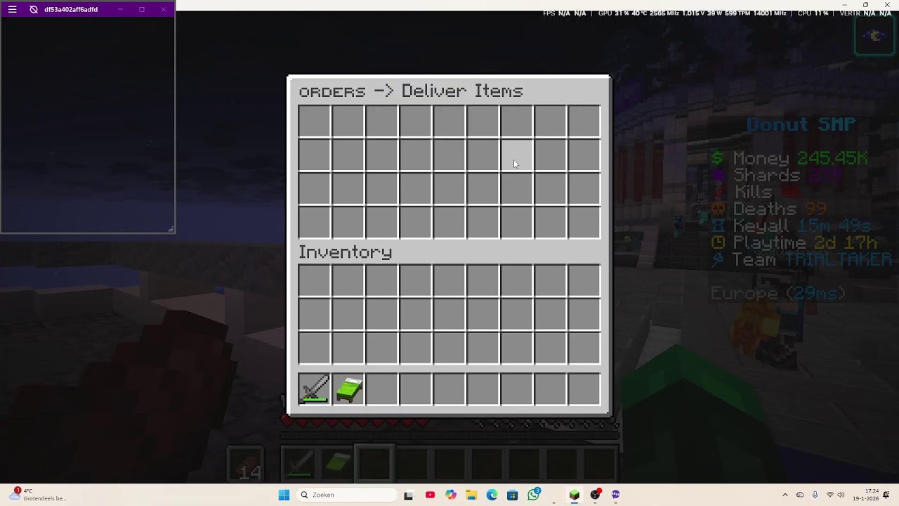 cooking live on the donut smp