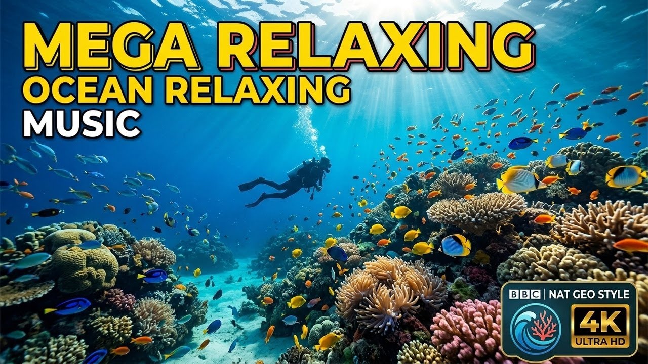 Ocean Soft Glow 🌊 • Peaceful Relaxation Music for Sleep 😴 • Gentle Night Wave Echo ✨