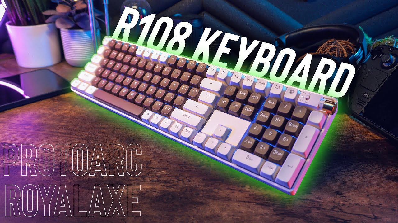 R108 Keyboard from ProtoArc & RoyalAxe