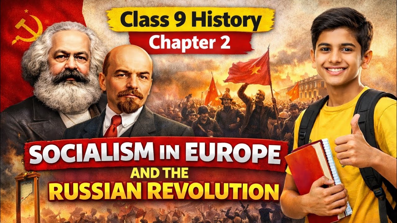 Russian Revolution Explained | Class 9 History Chapter 2 | Socialism in Europe | NCERT Hindi
