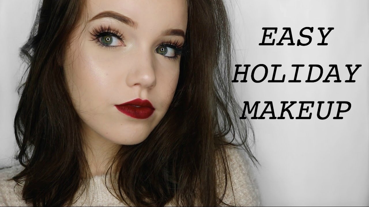 EASY HOLIDAY MAKEUP TUTORIAL 2016