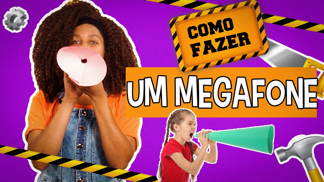 VAMOS FAZER UM MEGAFONE | COMO FAZER | PIBBH | Infantil