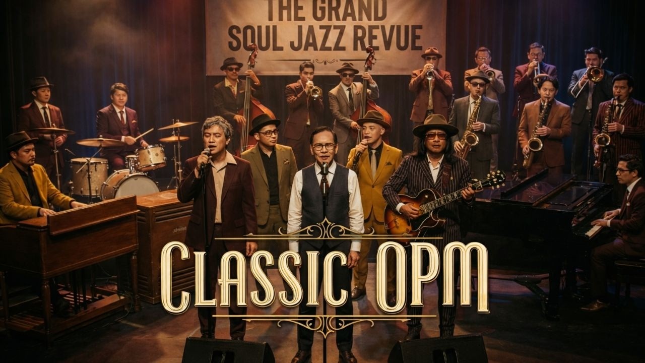 Classic OPM - Rey Valera, Eraserheads, Rey Valera, Kamikazee & More - OPM Soul Jazz & Funk Cover