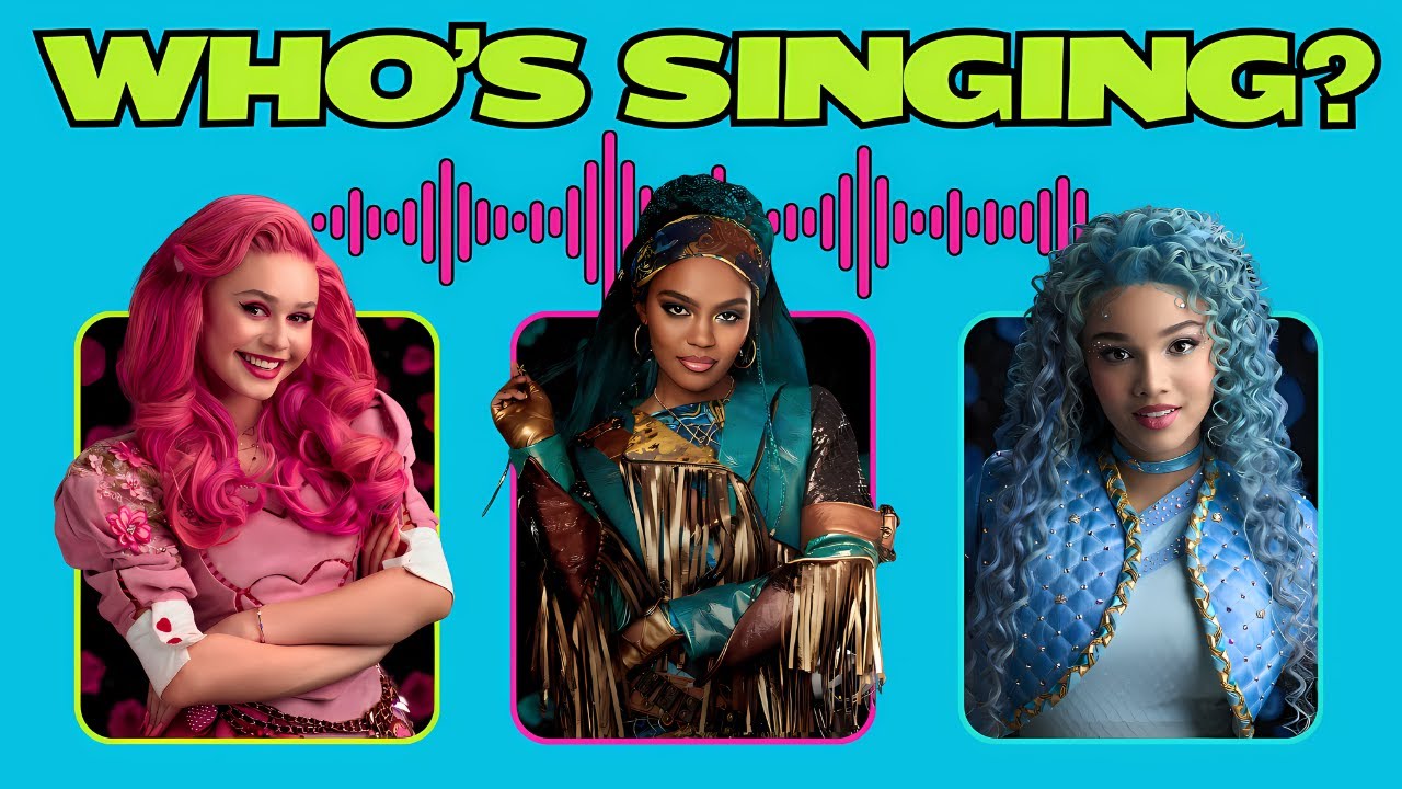 Guess Who's Singing 🎤🎶 Descendants: The Rise of Red ❤️