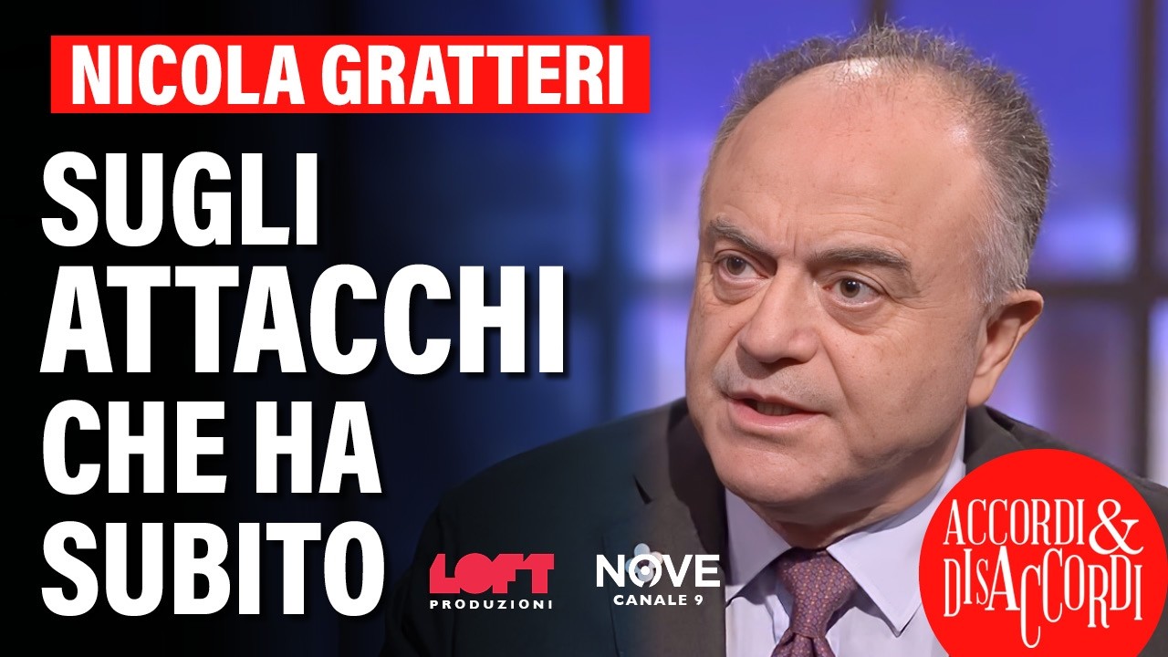 Gratteri: sugli attacchi che ha subito