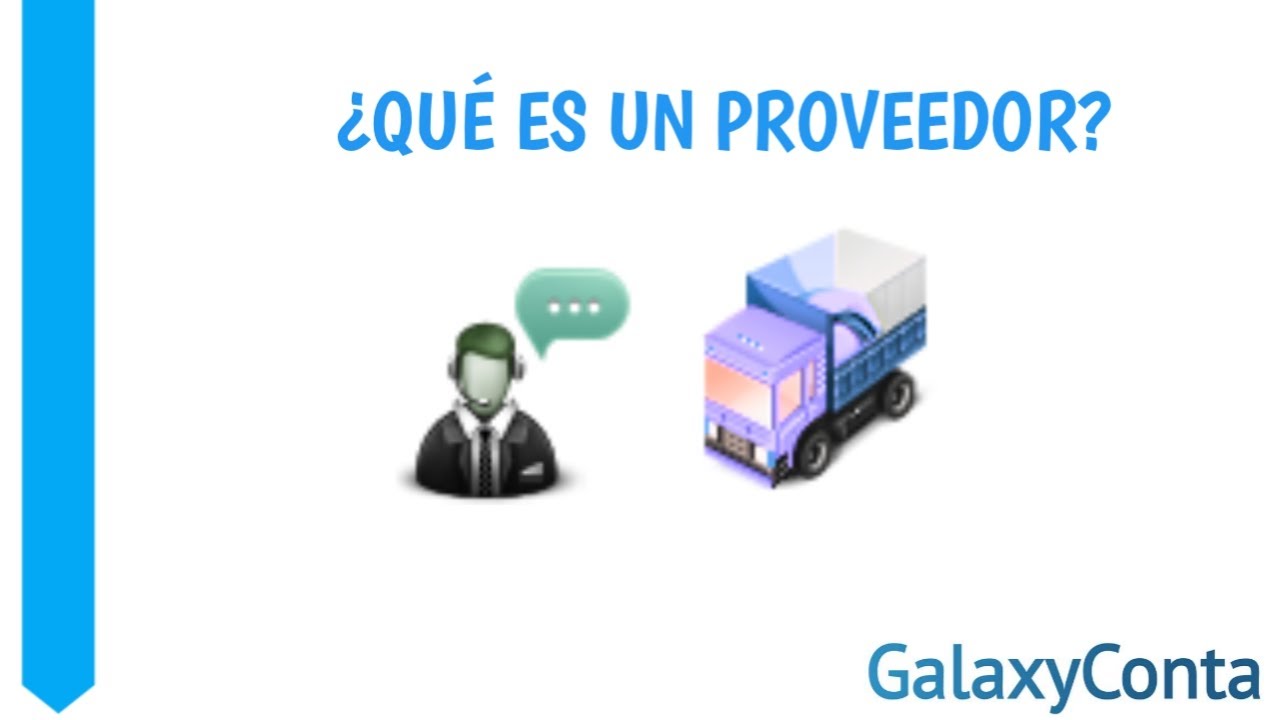 &iquest;Qu&eacute; es un PROVEEDOR?  👨&zwj;💼🔴 [V&Iacute;DEO 7]