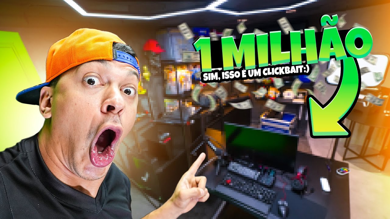 MEU NOVO ESTUDIO DE UM MILHÃO DE DÓLARES!!! 😱😱😱
