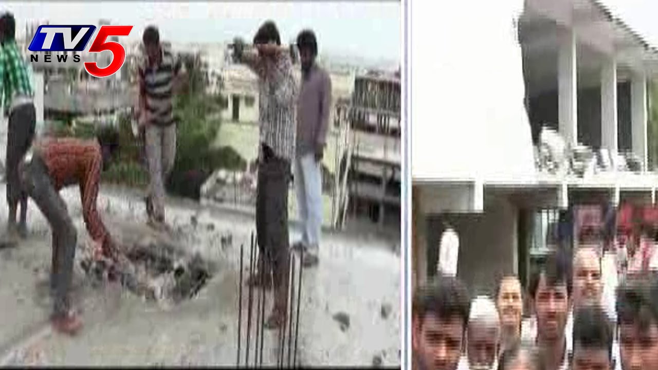 GHMC Continues Demolition of Illegal Constructions : TV5 News