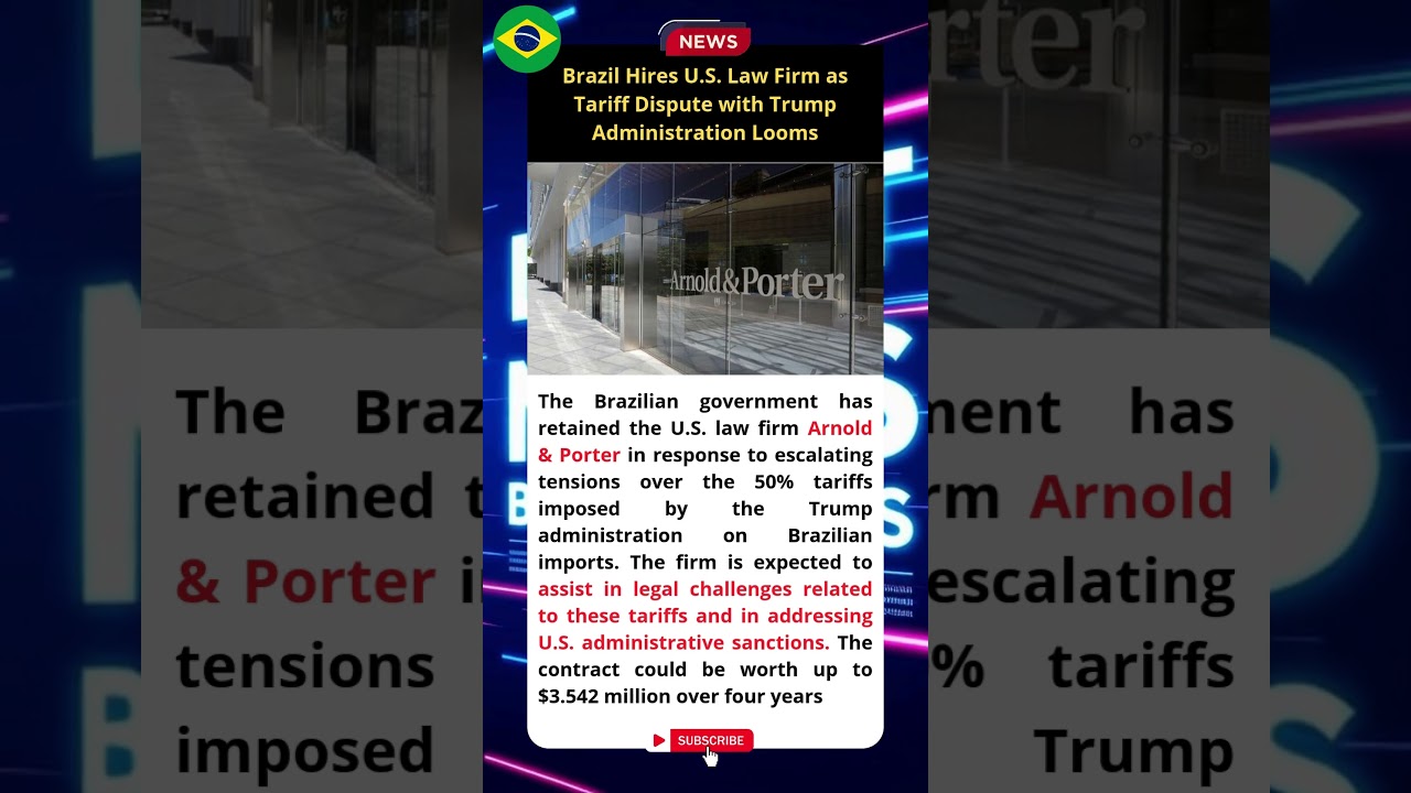 🚨TARIFF WAR: CAN BRAZIL BEAT TRUMP&rsquo;S SANCTIONS? #news #brazil #politics #shorts