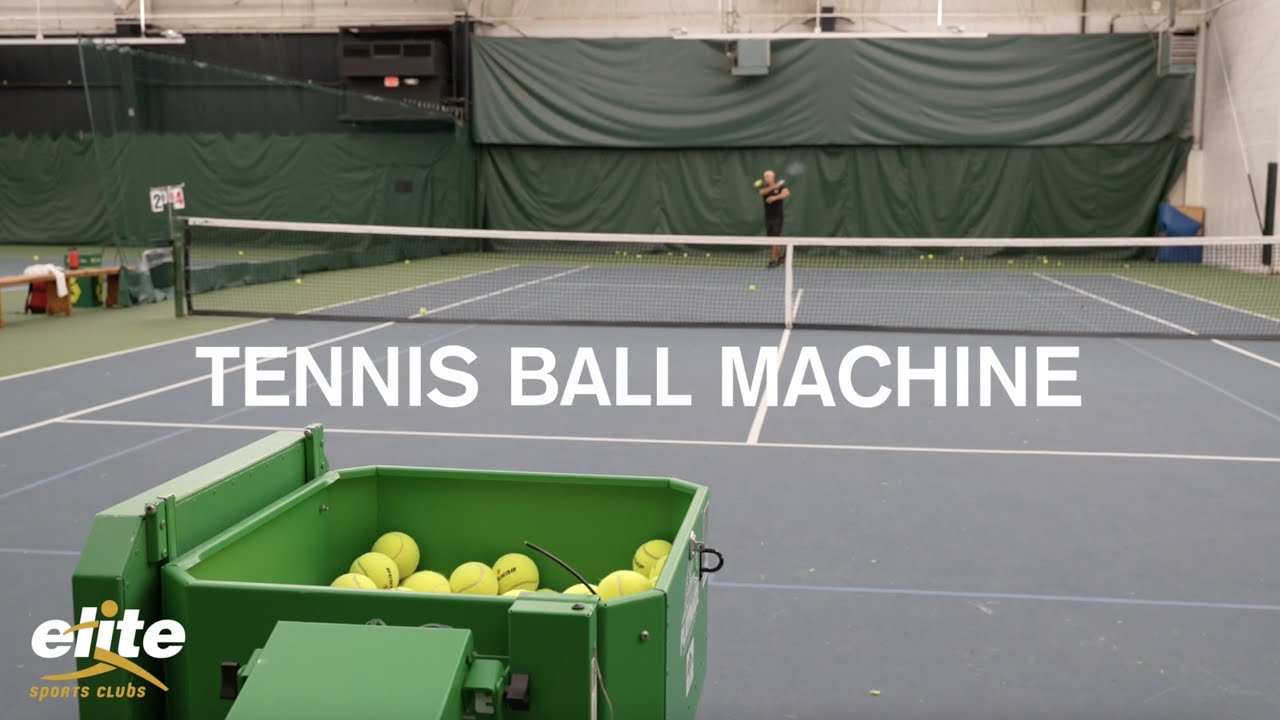 How to Use the Tennis Ball Machine at Elite Sports Clubs
