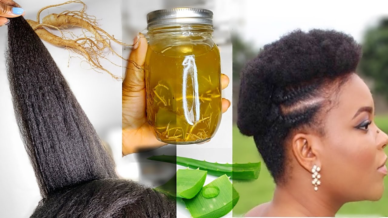 #aloevera #hairgrowth #naturalhair 3 Ways To Use Aloe Vera & Ginseng Oil For Massive Hair Growth