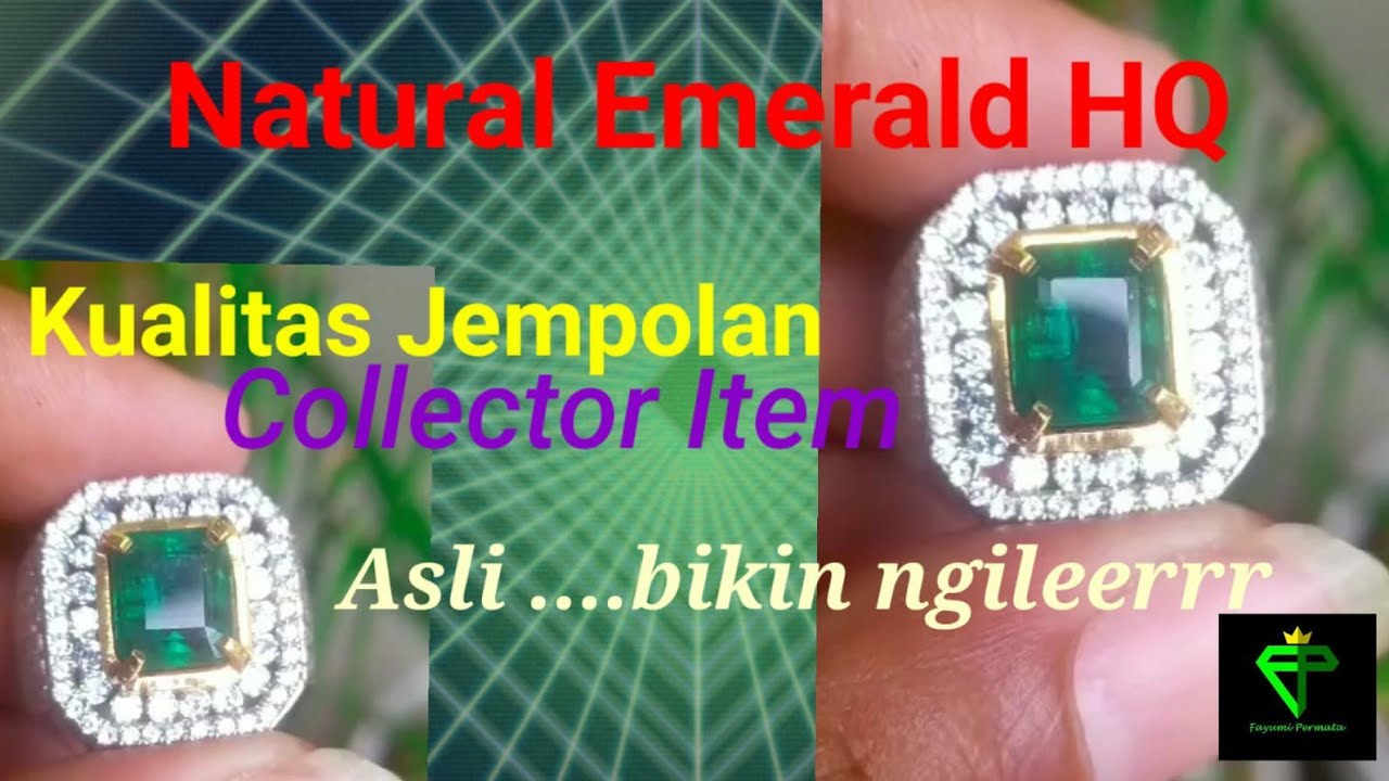 Jamrud Hijau botol kualitas Jempolan