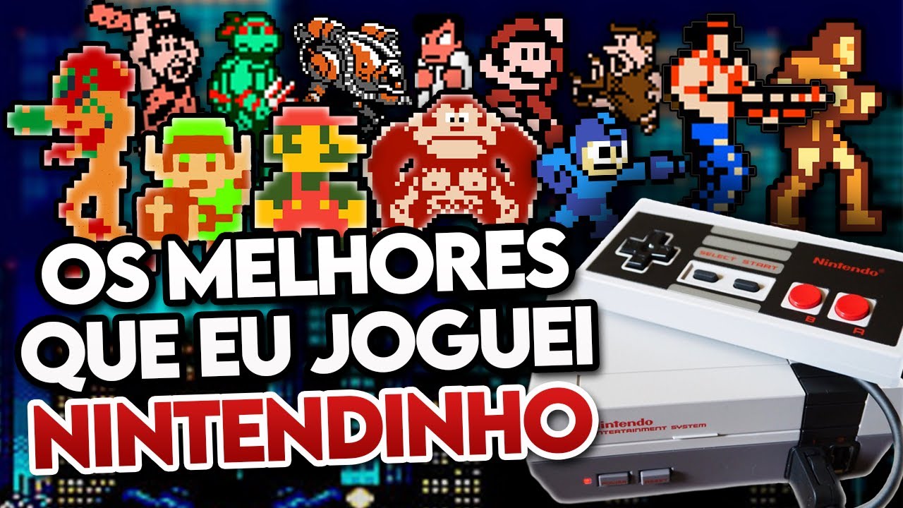 TOP10 MELHORES JOGOS DO NINTENDINHO! Conheça os GAMES que eu MAIS GOSTEI do FAMICOM (NES)