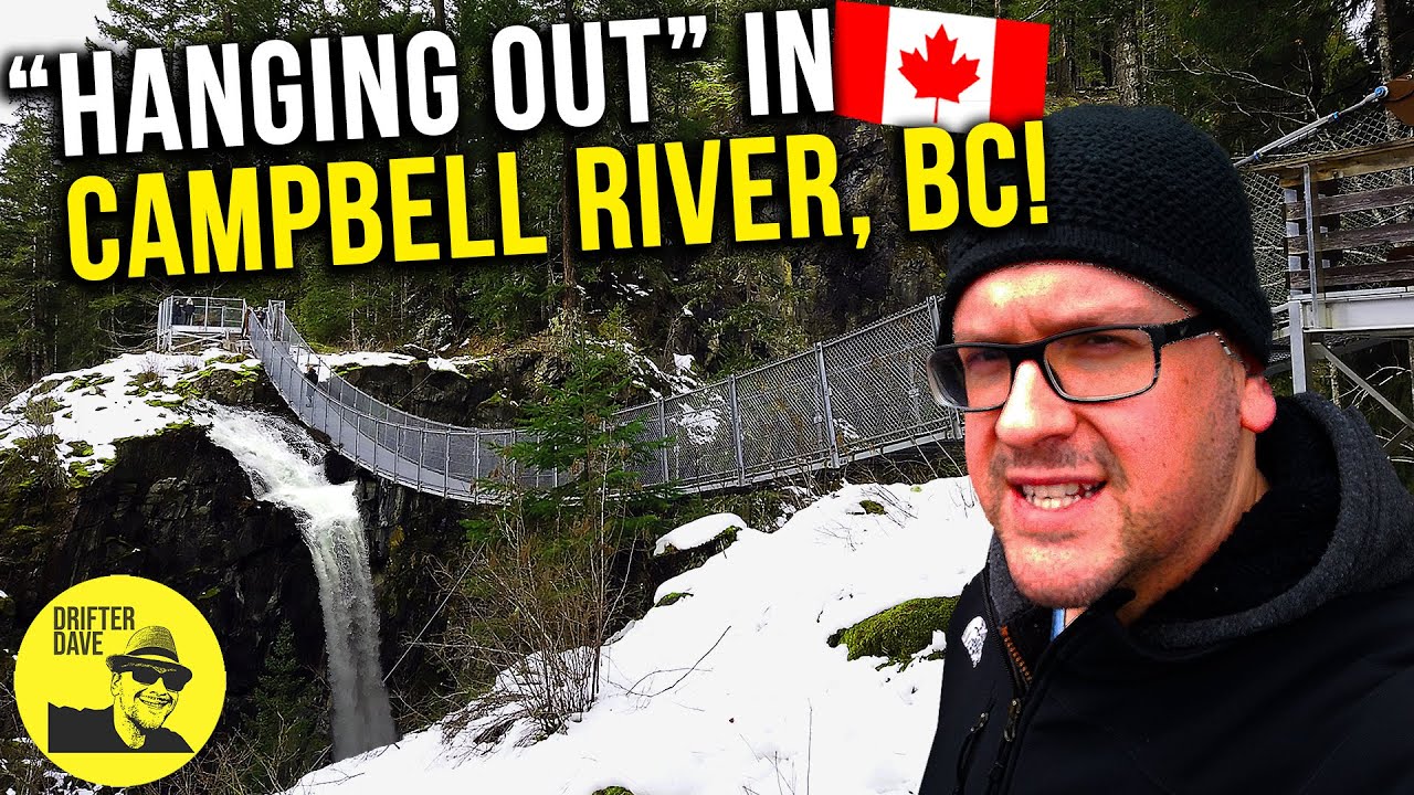 Водопады острова Ванкувер (экскурсия по Кэмпбелл-Ривер, Британская Колумбия, и провинциальному па...