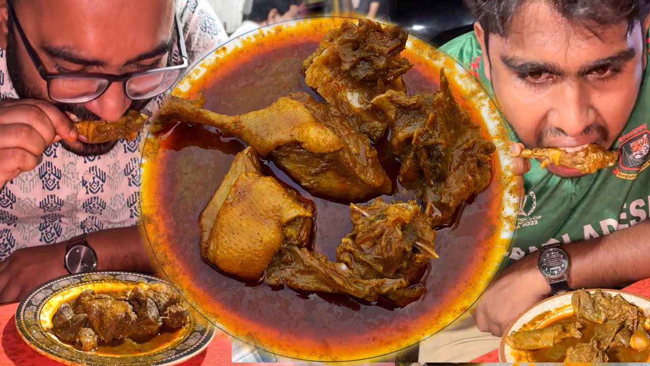 Eating Dinner(Rice & Spicy Duck Curry) With Friends at Bithir Ma Pitha Ghor, Purbachal 300 Feet
