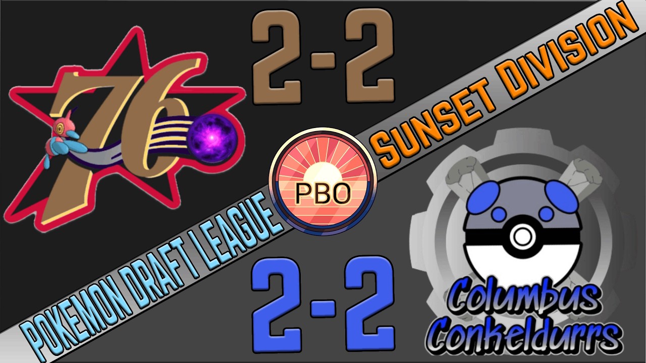 Pokémon Draft League | Philadelphia PZs VS Columbus Conkeldurrs | S10 W5 | PBO