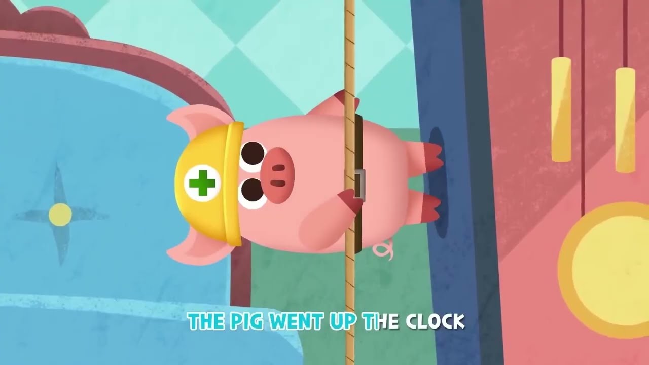 Hickory Dickory Dock Nursery Rhymes Remix 🐘 Elephant Sounds | Educational Kids Songs for Toddlers