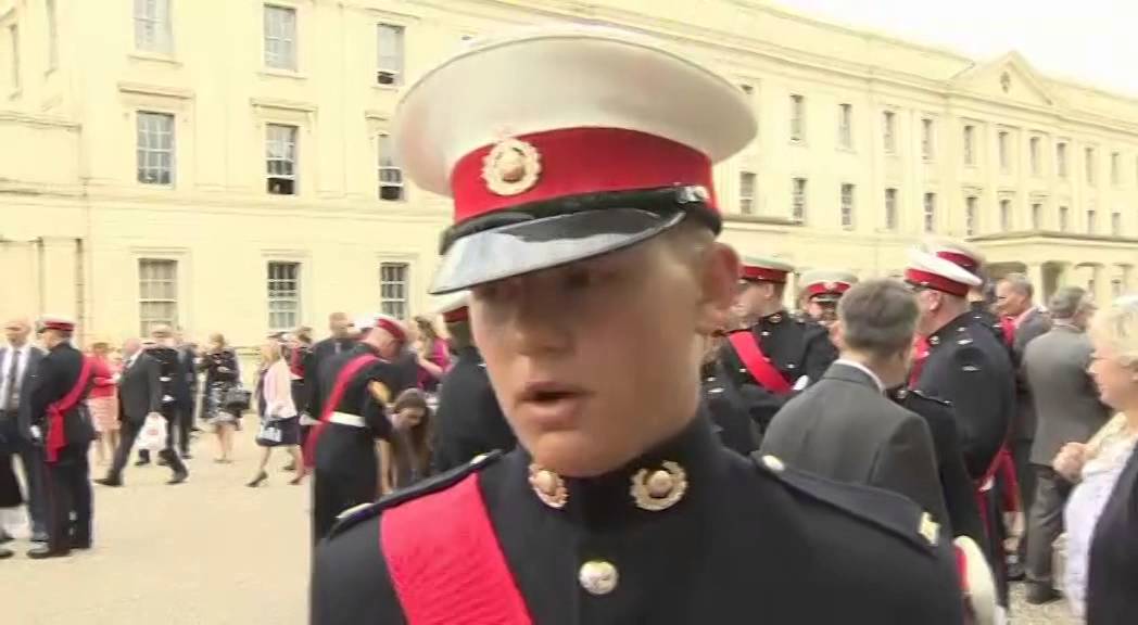 Royal Approval for Royal Marines Cadets 08.07.14