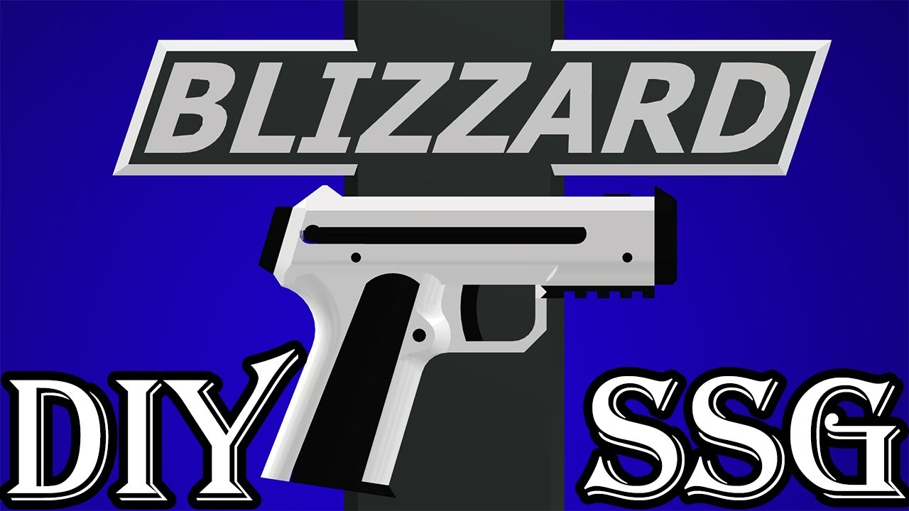 How to BUILD a Slingshot Gun (BLIZZARD SSG)!