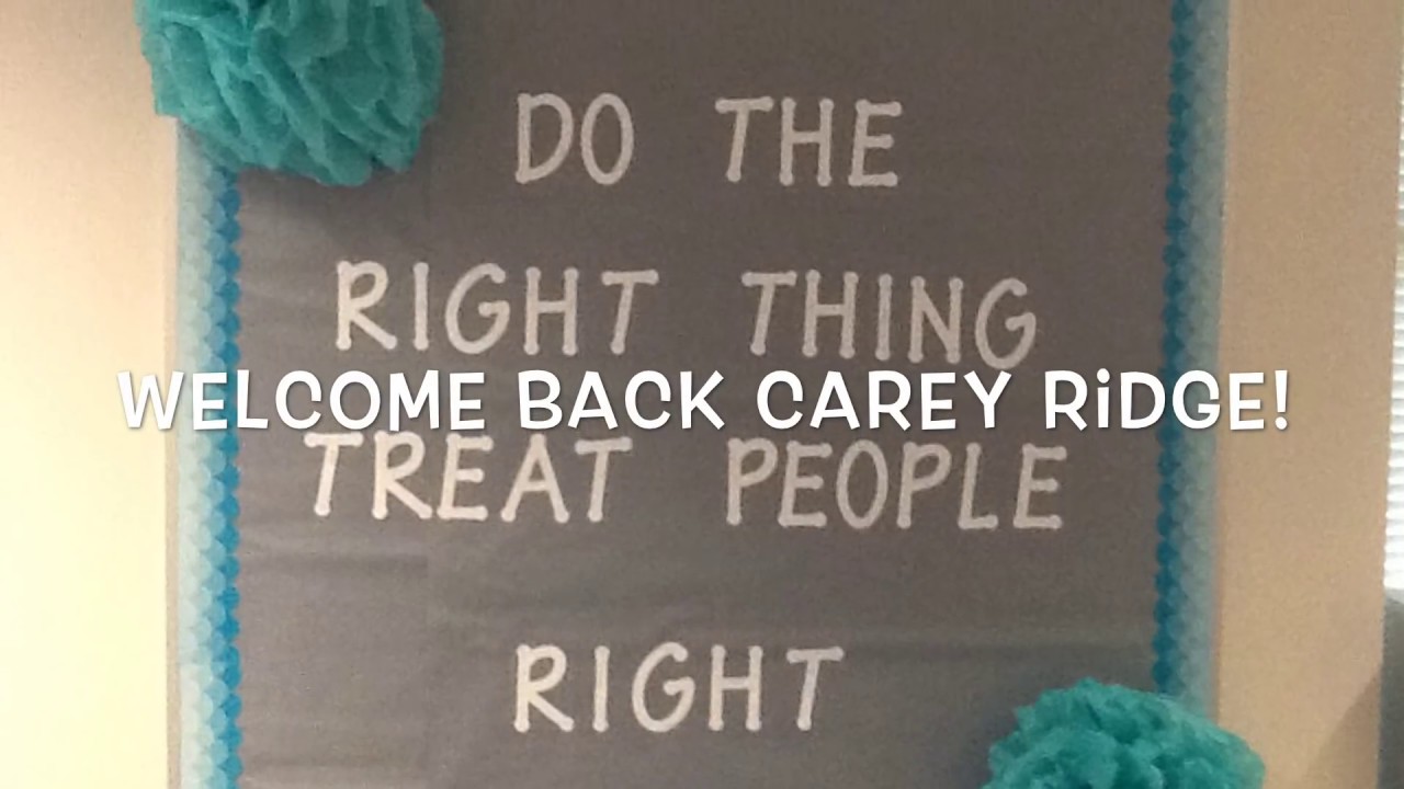 Welcome Back Carey Ridge 2018
