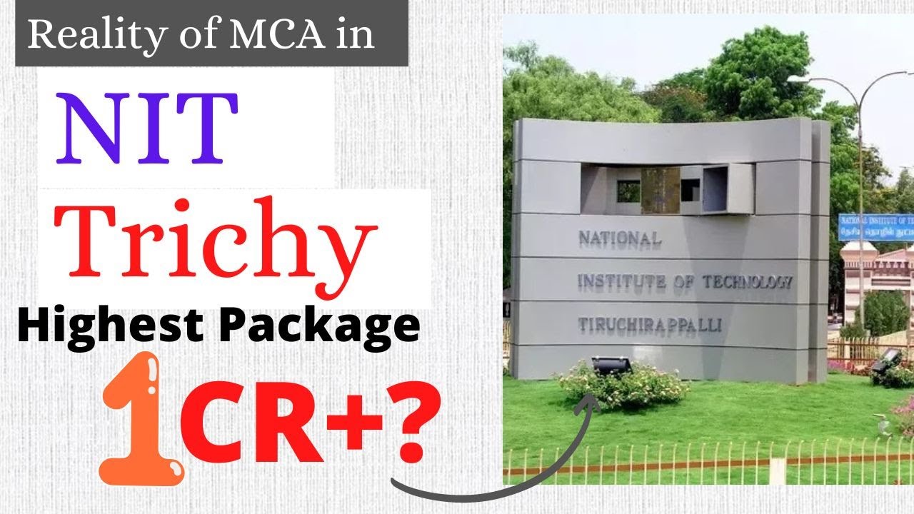 Highest Package 1Crore+😳? NIT TRICHY Reality Of MCA | | No one Will tell this Reality