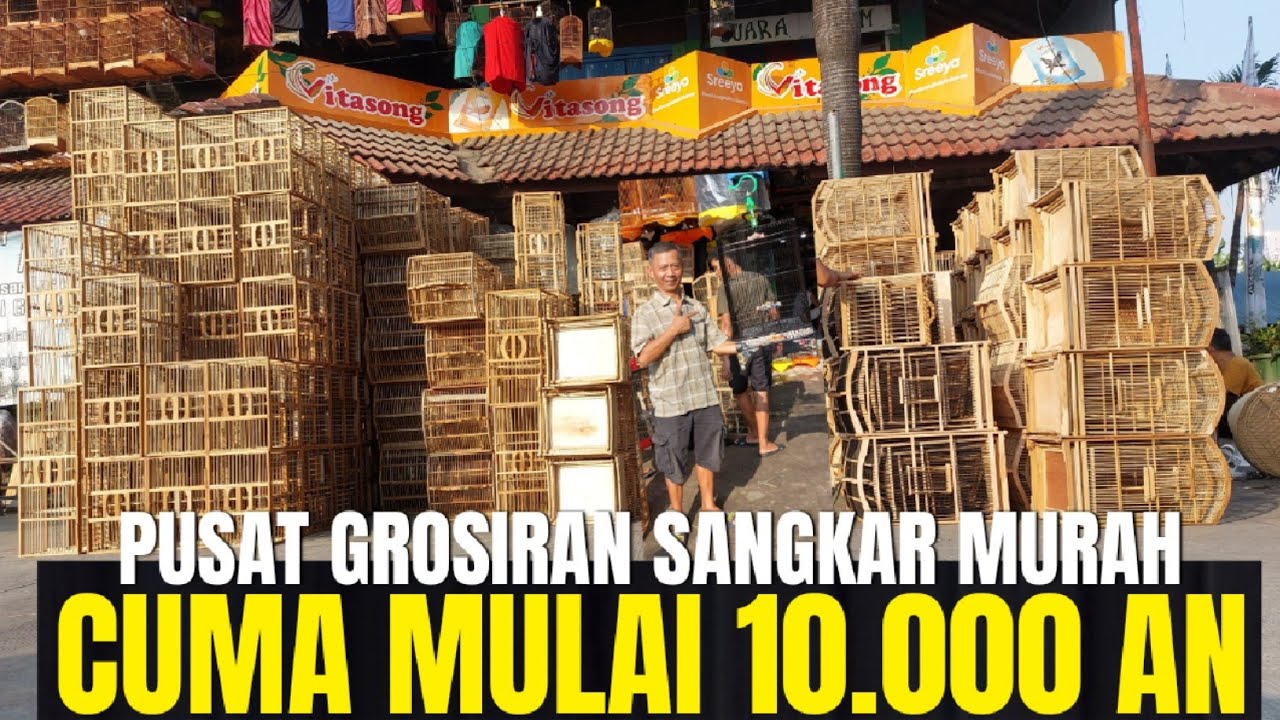 MURAHNYA KELEWAT BATAS 10RB UDAH DAPAT KANDANG?150RB DAPAT SANGKAR MURAI DIKIOS PASAR BURUNG PRAMUKA