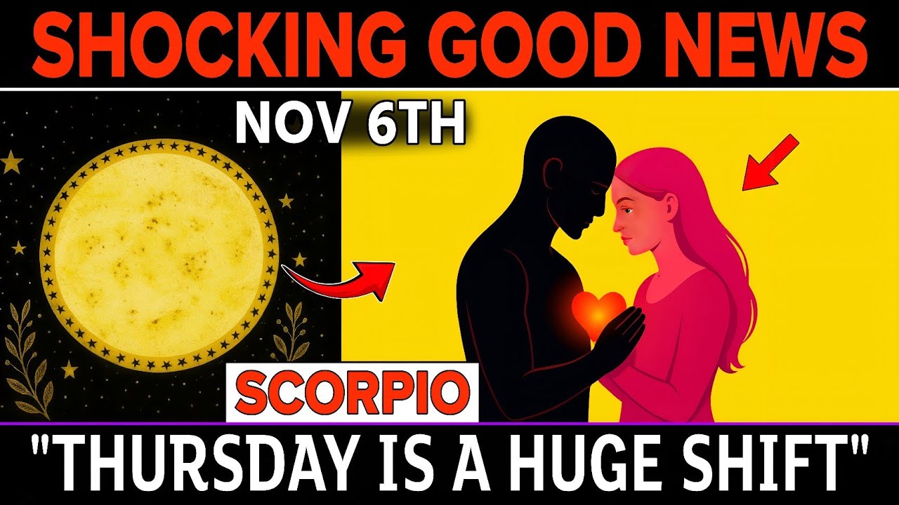 Скорпион ♏ 6 шокирующих новостей 6 ноября 🌟 Ваша жизнь изменится навсегда!