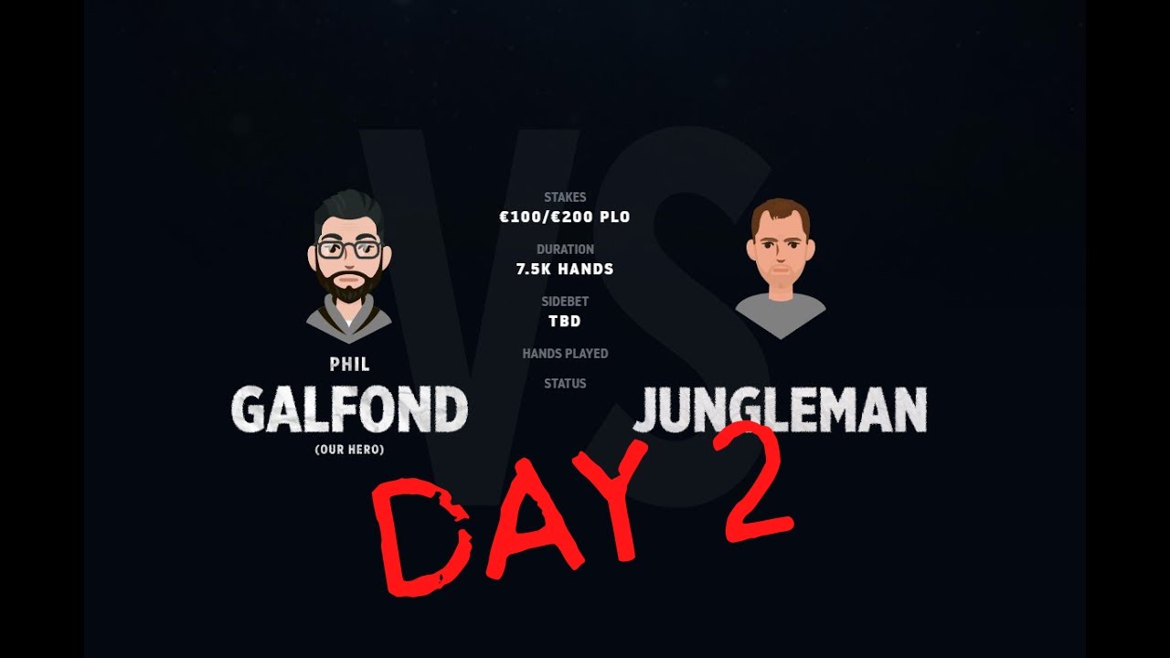 $100/$200 vs. Jungleman | The Galfond Challenge: Day 2  (10x crossbook)