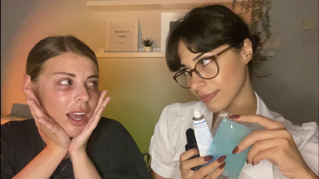 ASMR ROLEPLAY | Kötü Estetisyen & @Pamuk ASMR 💖 ESTETİK MUAYENESİ | Türkçe Asmr