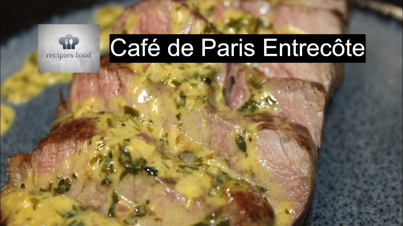 Entrec&ocirc;te Caf&eacute; de Paris leckere Sauce