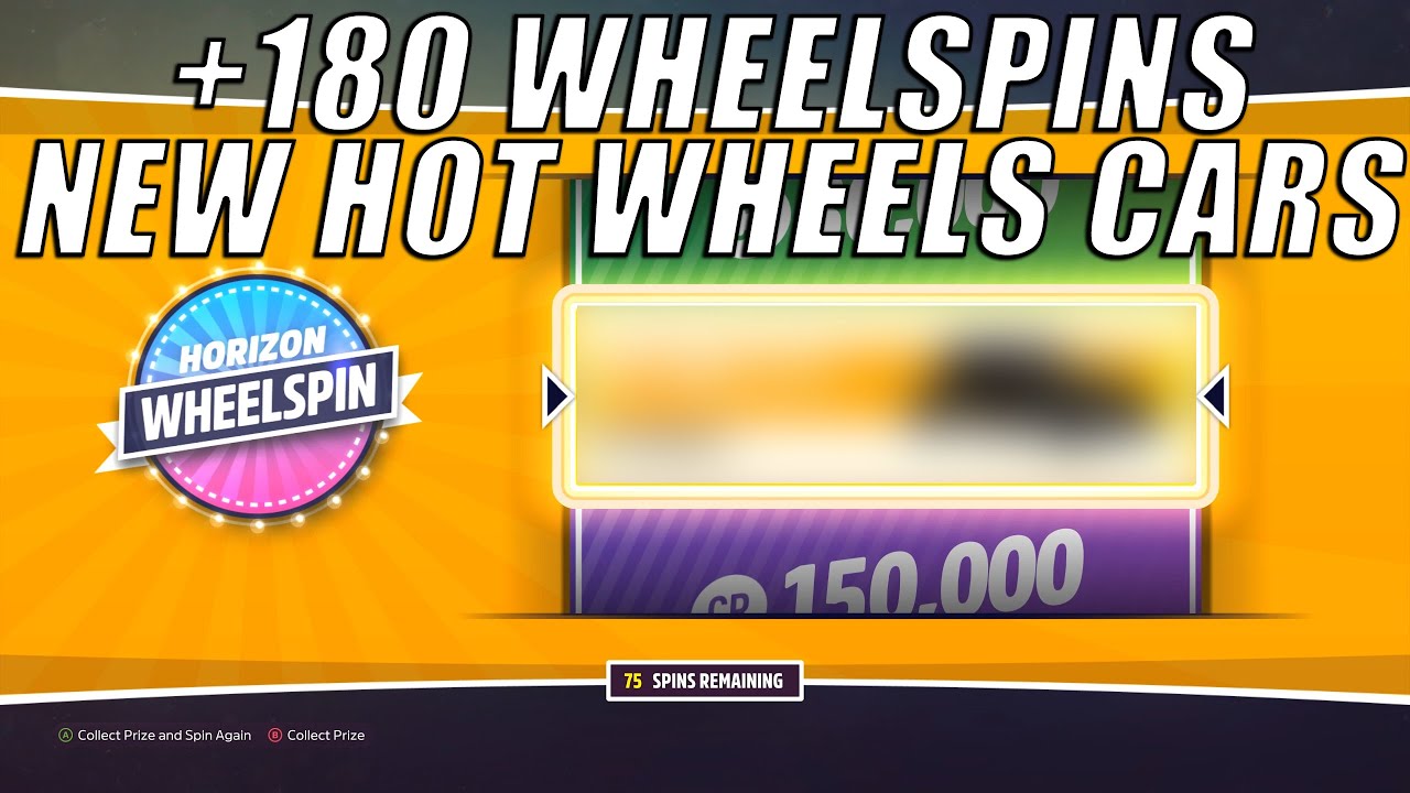 ОТКРЫТИЕ +180 ПРОКРУТКОВ КОЛЕС, ЧТОБЫ ПОЛУЧИТЬ НОВЫЕ МАШИНКИ HOT WHEELS В FORZA HORIZON 5