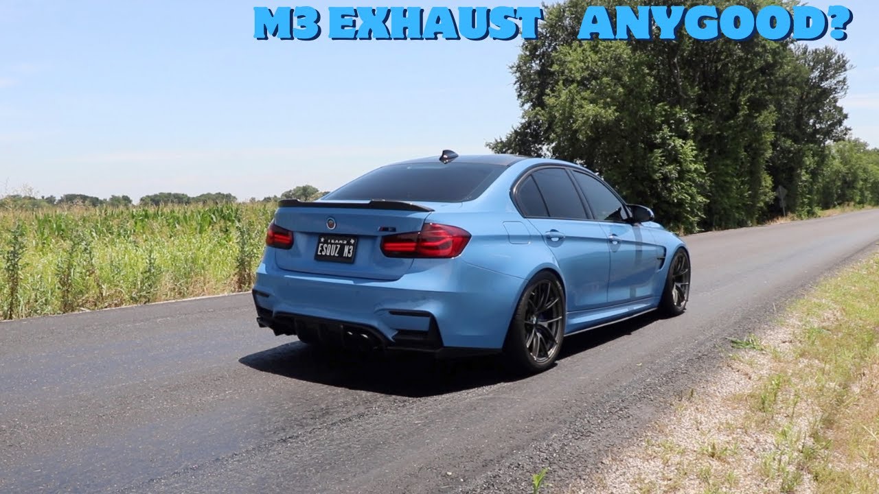 Does F80 M3 sound good with downpipes ?