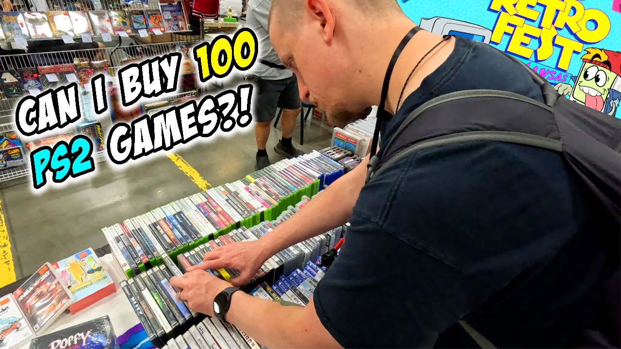 Can I Buy 100 PS2 Games at RETRO RICK'S Game Convention?