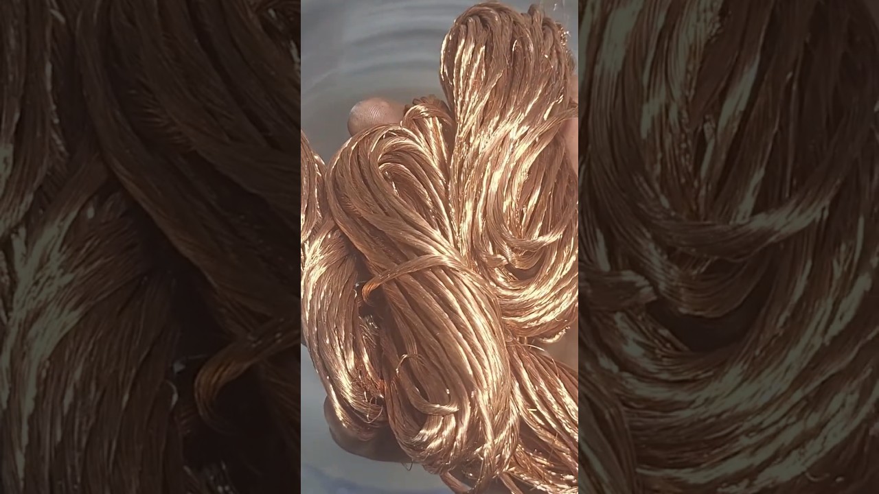 How Much Copper In A 50ft Extension Cord? | #metalcasting #copper #scrap