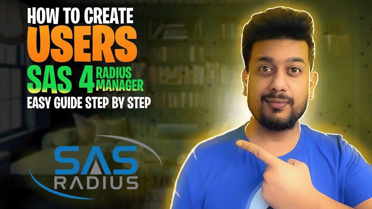 Create, Edit and Manage USERS in SAS4 Radius Manager