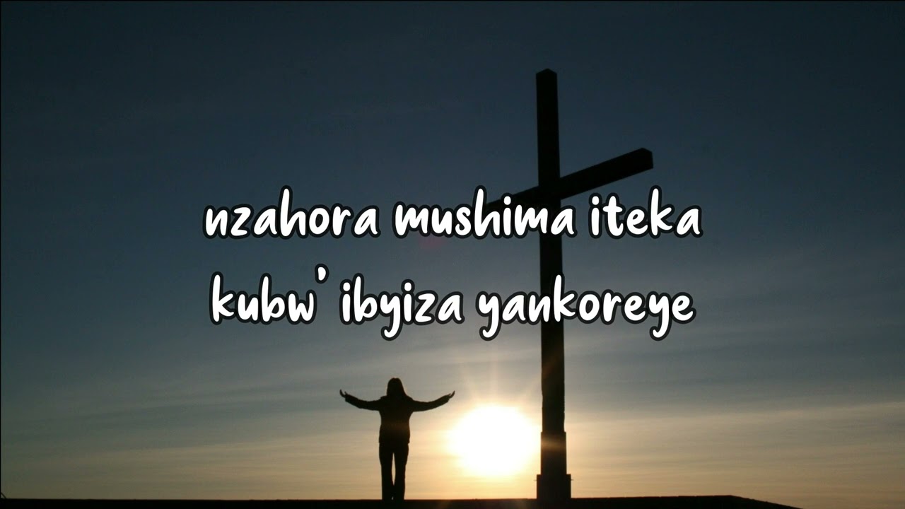Nabonye Umukiza ,Chorale  Abungeri  Lyrics video,Kabeza SDA
