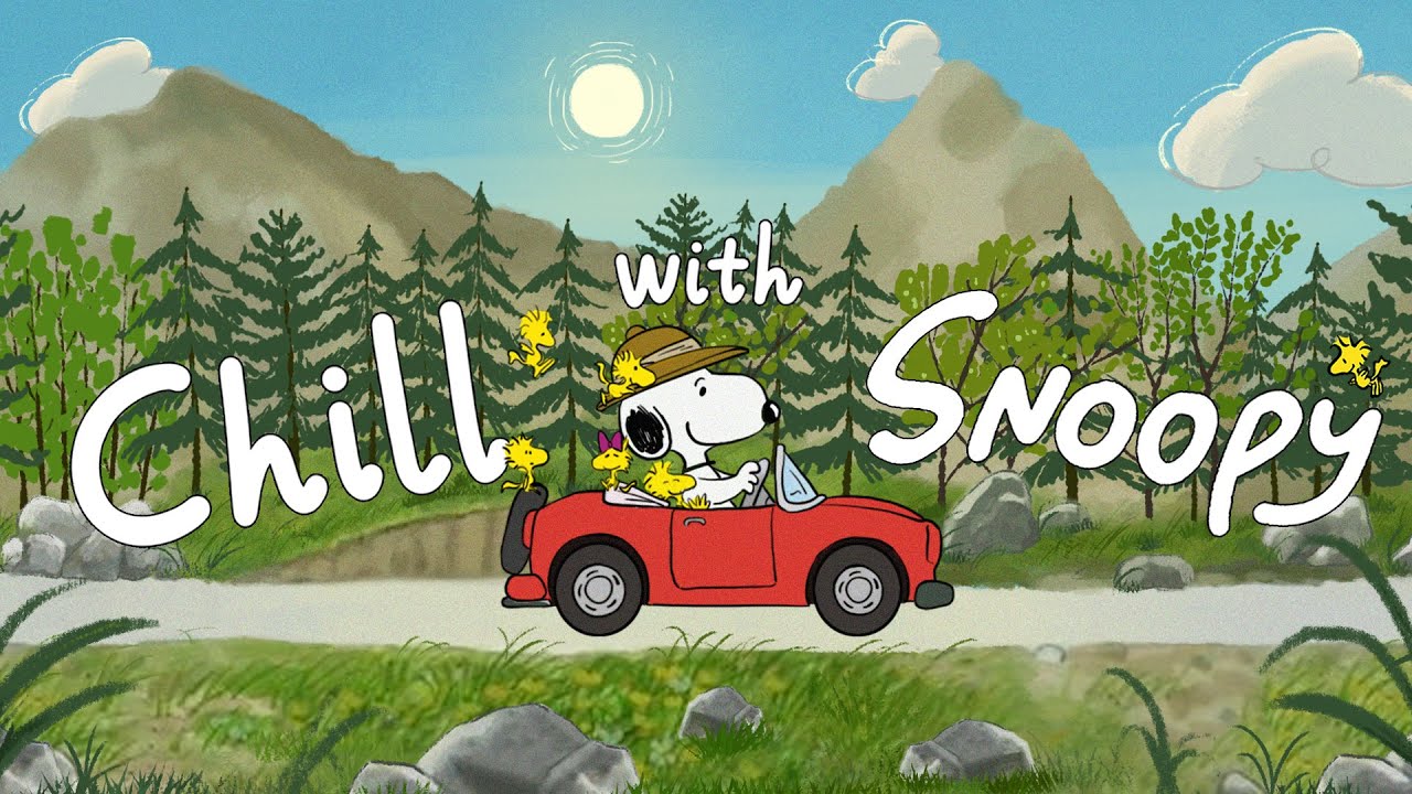 Lo-Fi Jazz Drive with Snoopy 🛣️🌻 | Cozy Cartoon for Relaxing Moments