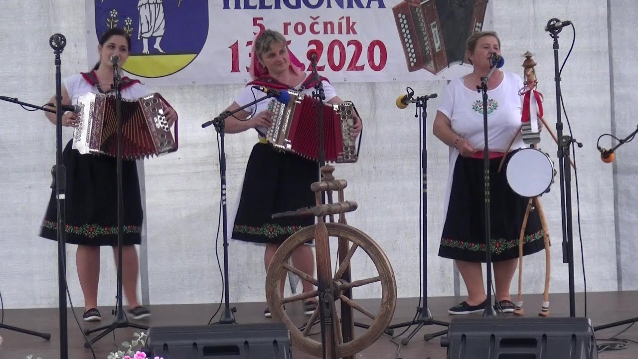 Emília Gáciková, Iveta a Simonka Kališíková - Sverepská heligónka 2020