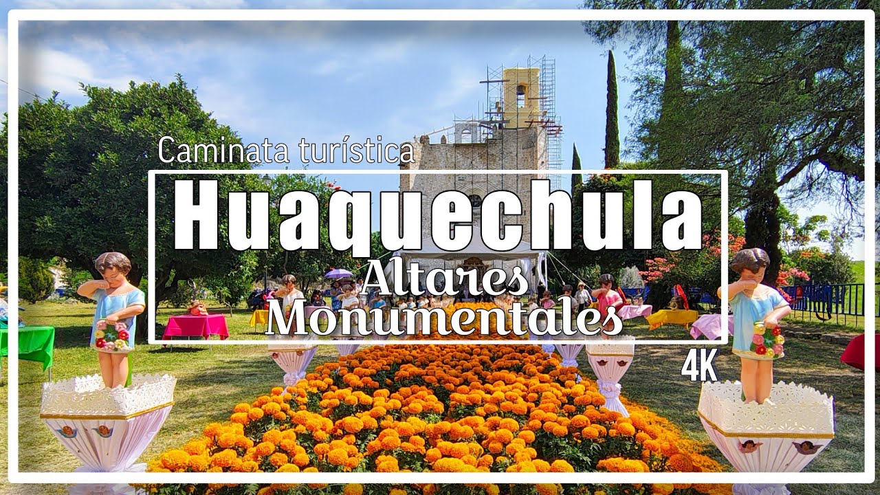 Caminata por Huaquechula Pue. 🇲🇽 | Tour Altares Monumentales 2025 4K