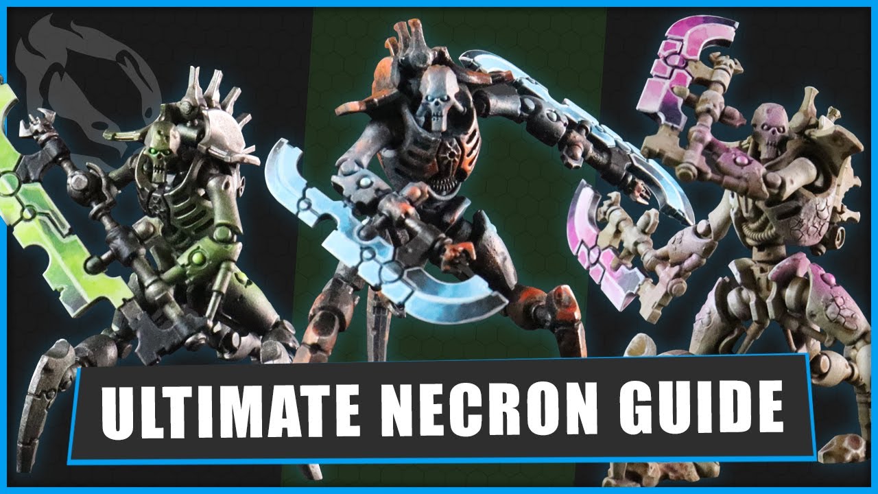 Как покрасить НЕКРОНОВ для Warhammer 40k — Полное руководство