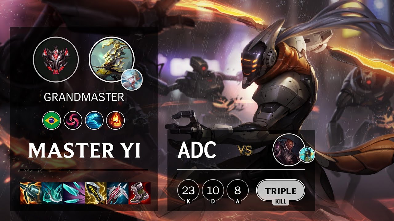 Master Yi ADC vs Lucian - BR Grandmaster Patch 11.19
