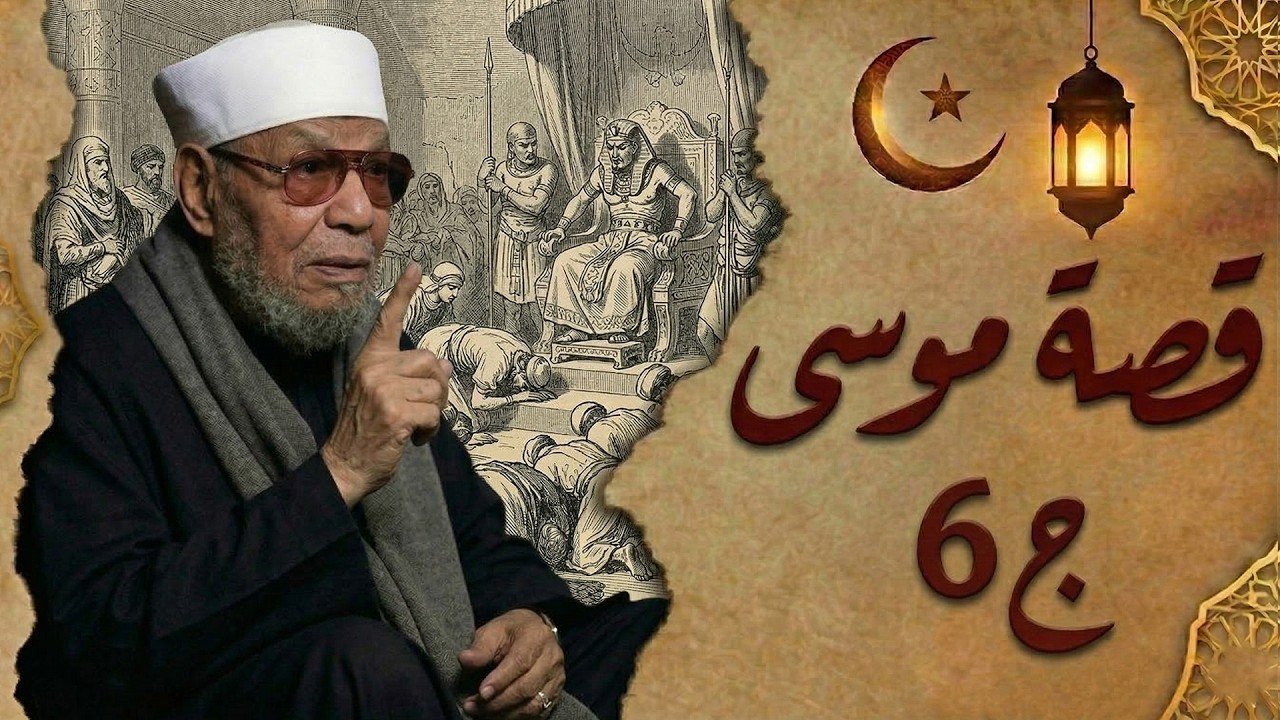 قصة انبياء الله موسى وهارون عليهما السلام ((الجزء السادس )) سجود السحرة لله سبحانه * الشيخ الشعراوي