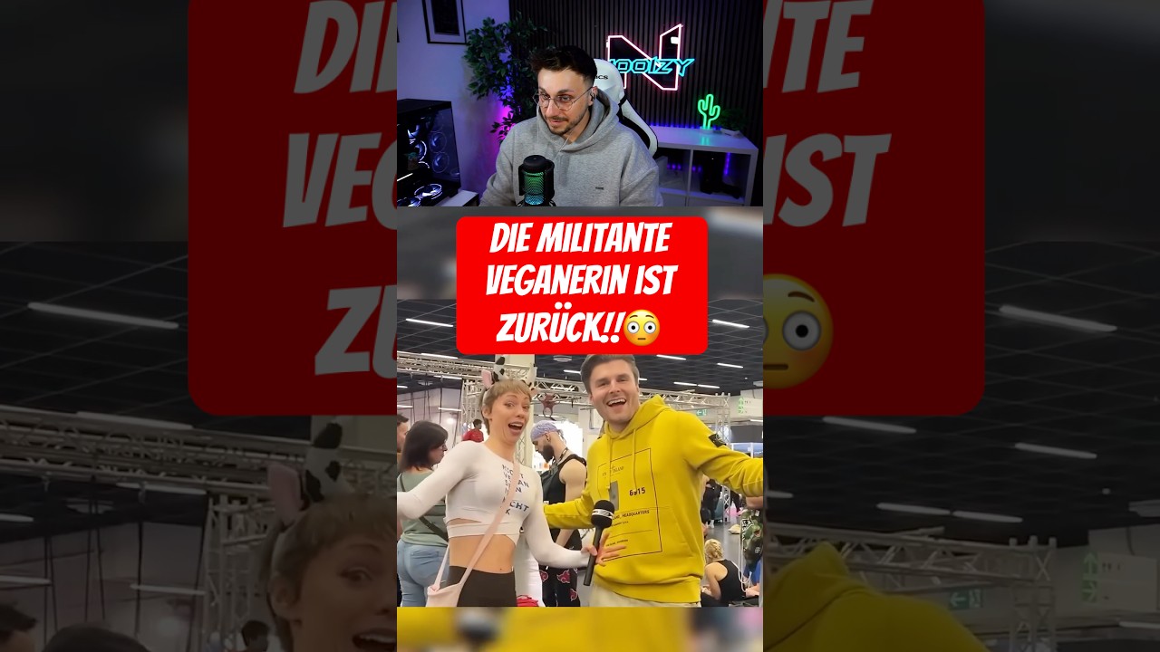 Die militante VEGANERIN trifft ADLERSSON!😳