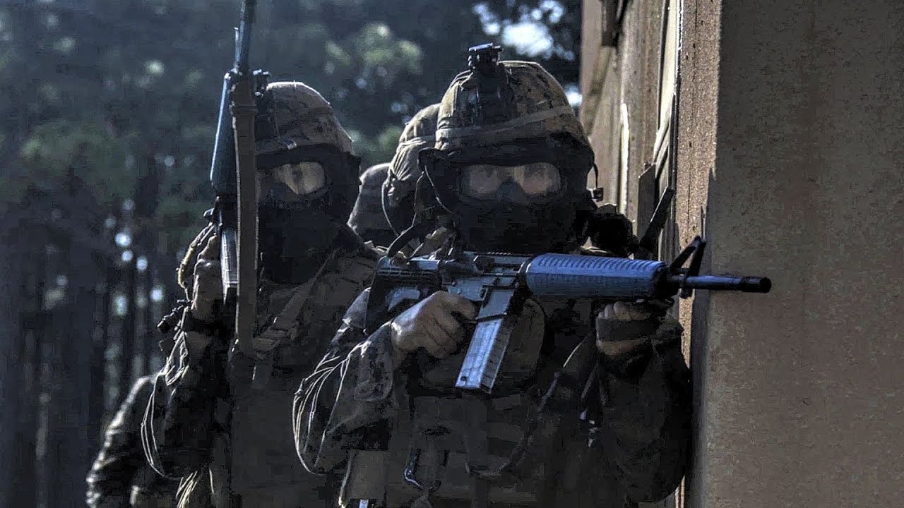 US Marines Train For Urban Warfare: Realistic Urban Training