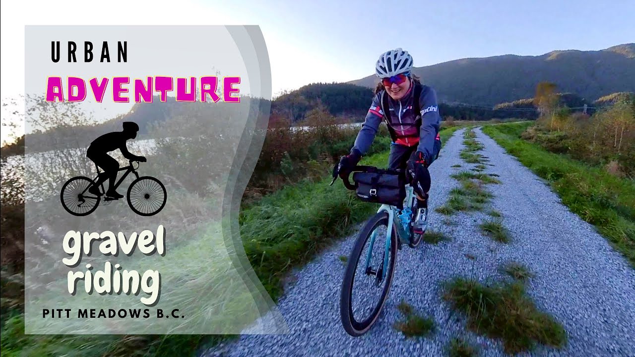 Gravel bike adventure ride in Pitt Meadows -- Urban adventure: Vancouver