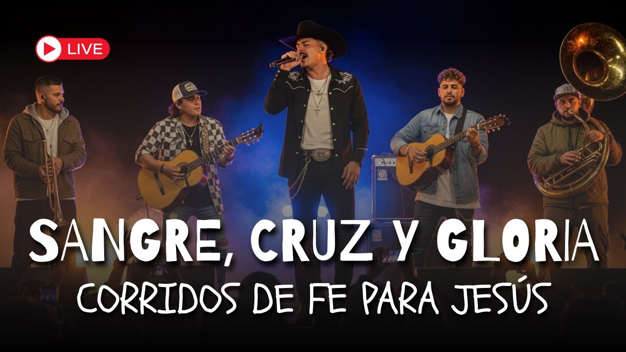 Corridos Tumbados para Cristo | Sangre, Cruz y Gloria (Álbum Completo En Vivo)